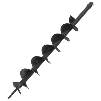 Burghiu de foreza vidaXL, Otel, 2,5 cm, 100 x 800 mm, Negru Burghiu de foreza vidaXL, Otel, 2,5 cm, 100 x 800 mm, Negru