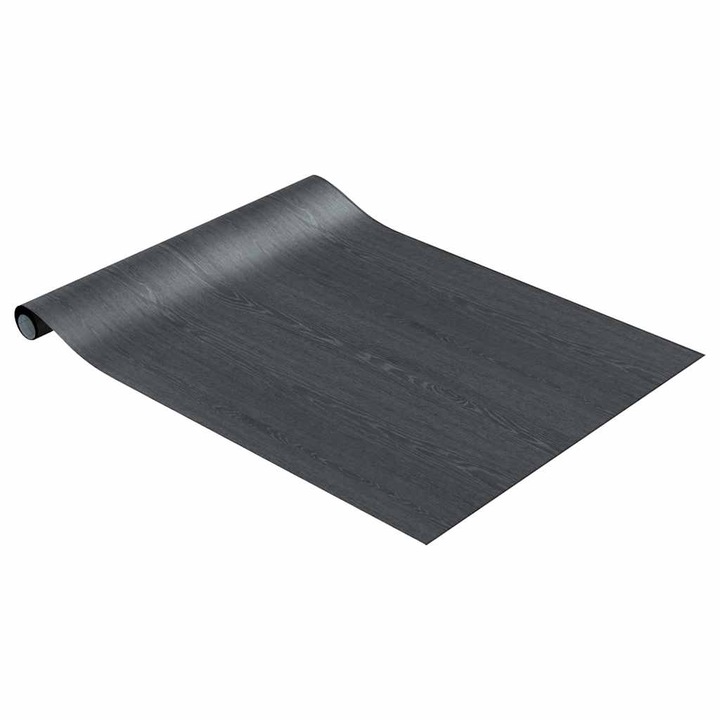 vidaXL sötét faszínű öntapadó PVC bútorfólia 500 x 90 cm