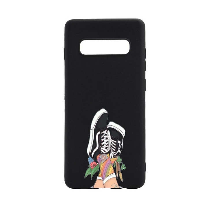 Силиконов калъф Unique за Samsung Galaxy S10 Plus, Vans - Gym Shoes, B600