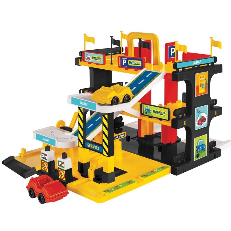 Set de joaca Wader Service Garaj, 3 nivele