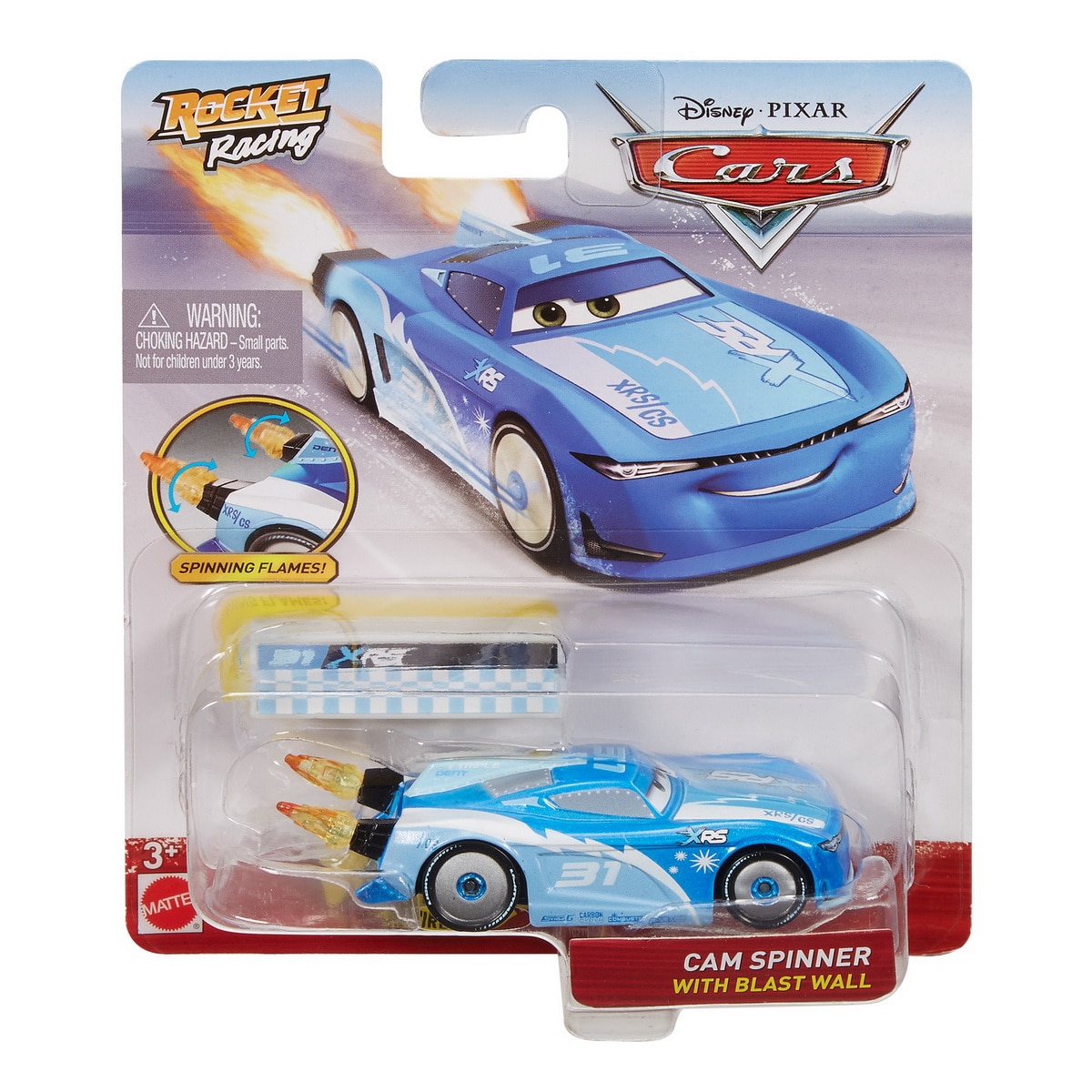 Masinuta Disney Cars 3 - Rocket racing, Cam Spinner, 1:55