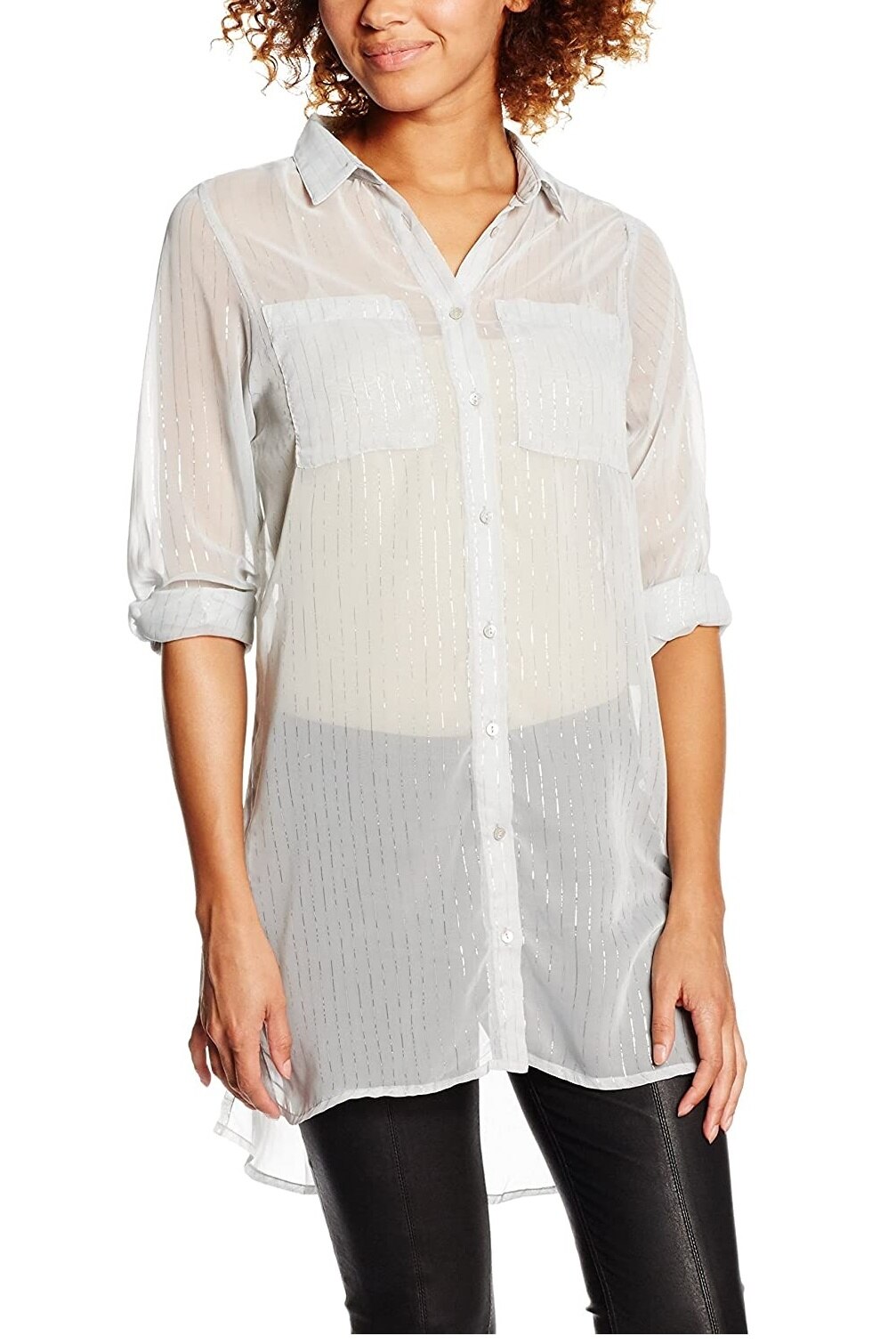 Camasa dama, Vila, 14037884, Argintiu