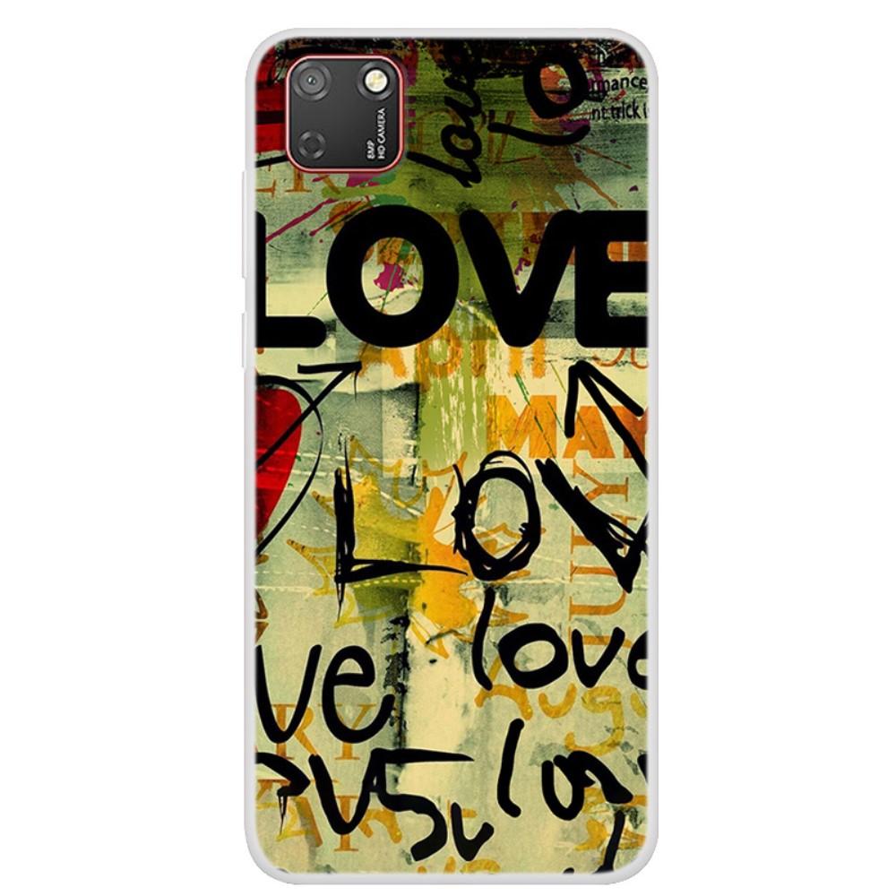 Husa Huawei Y5P model Love Graffity, Silicon, TPU, Viceversa Multicolor