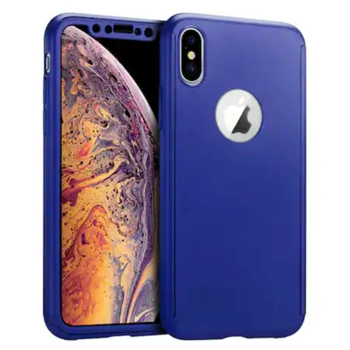 Husa 360 pentru iPhone XS Max Navy