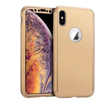 Husa 360 pentru iPhone XS Max Gold Husa 360 pentru iPhone XS Max Gold