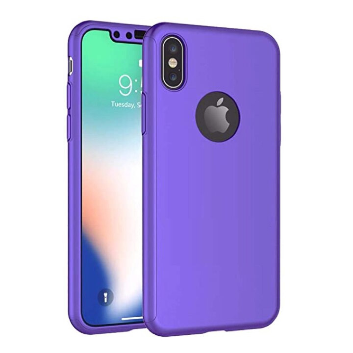 Husa 360 pentru iPhone XS Max Purple