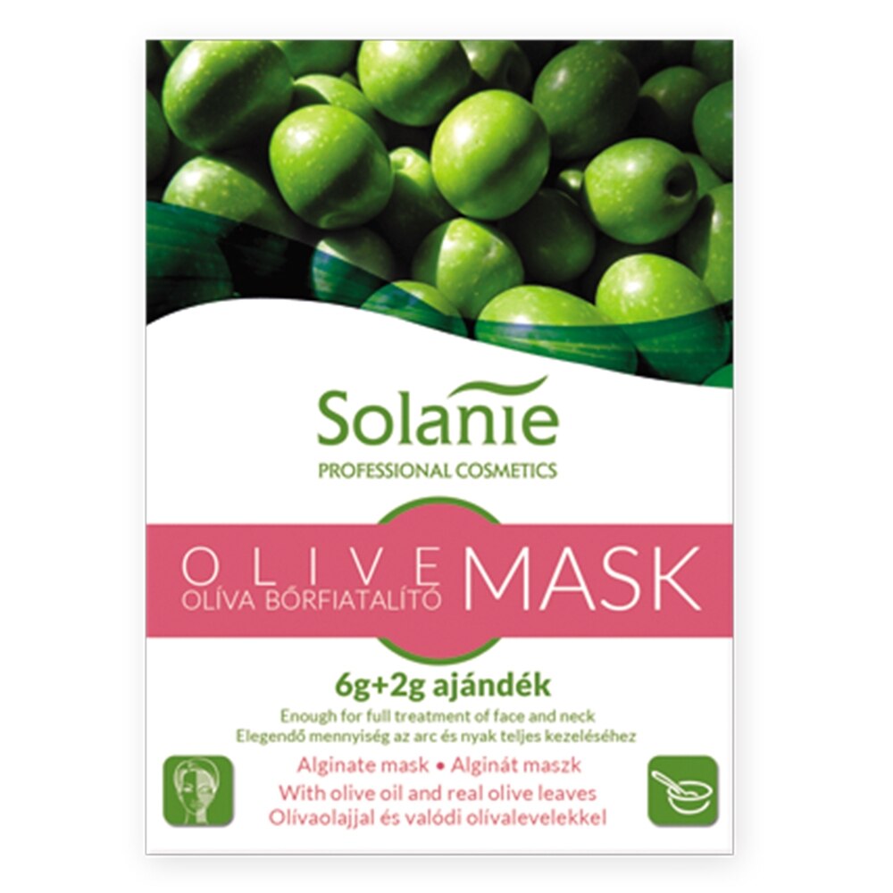 Masca alginata de intinerire, cu extract de masline, Solanie, 8 g