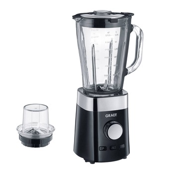 Blender Graef, TB502, cu viteza variabila si program maruntire gheata, motor puternic 1000 W + Functie Pulse, 1.75 L, negru Blender Graef, TB502, cu viteza variabila si program maruntire gheata, motor puternic 1000 W + Functie Pulse, 1.75 L, negru