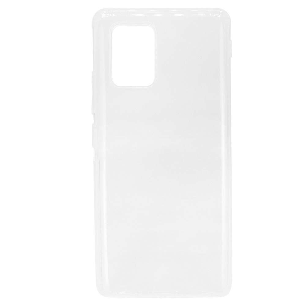 Husa Silicon Lemontti pentru Samsung Galaxy S10 Lite, Transparent