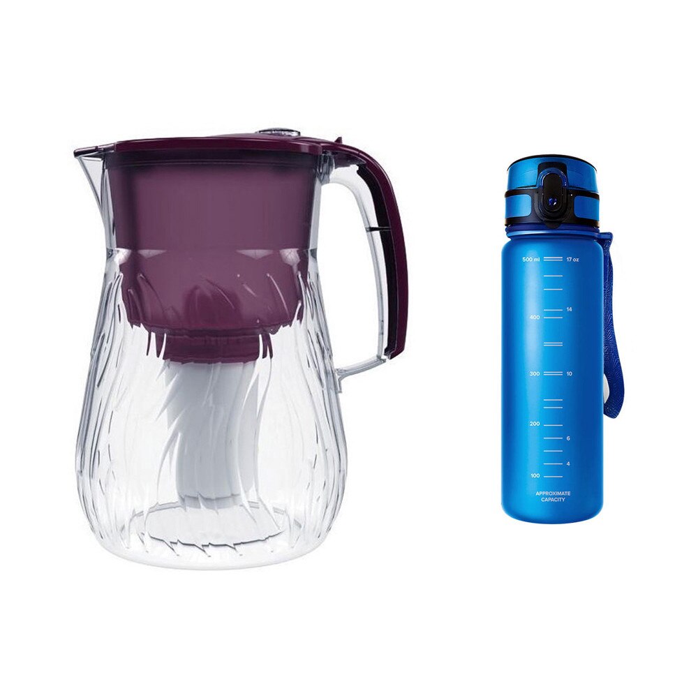 Cana filtranta ORLEAN cu sticluta din Tritan de 0,5 l bleu