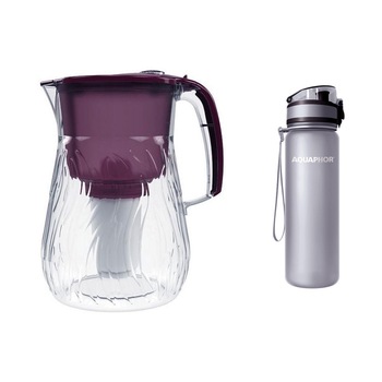 Cana filtranta ORLEAN cu sticluta din Tritan de 0,5 l gri Cana filtranta ORLEAN cu sticluta din Tritan de 0,5 l gri