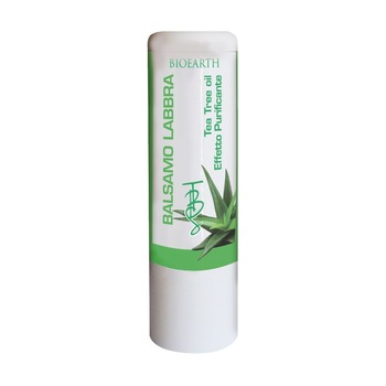Balsam de buze cu arbore de ceai - Bioearth 7ml Balsam de buze cu arbore de ceai - Bioearth 7ml