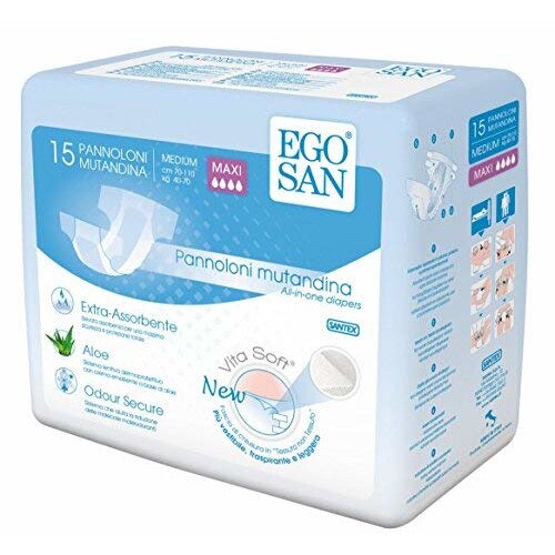 Scutece adult Egosan Natural Comfort Medium 4 pic maxi Cal I 15 buc