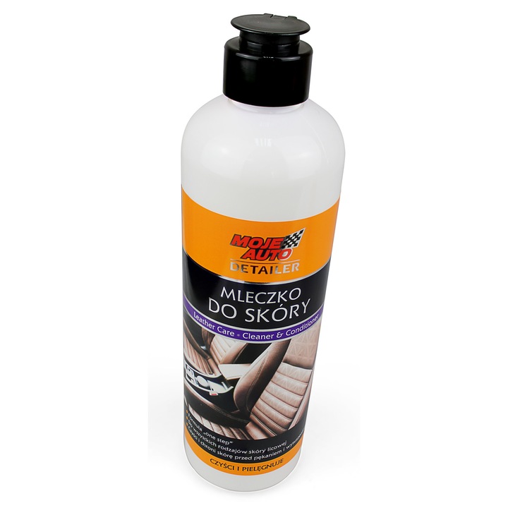 Мляко за кожена автотапицерия Moje Auto, 500 мл