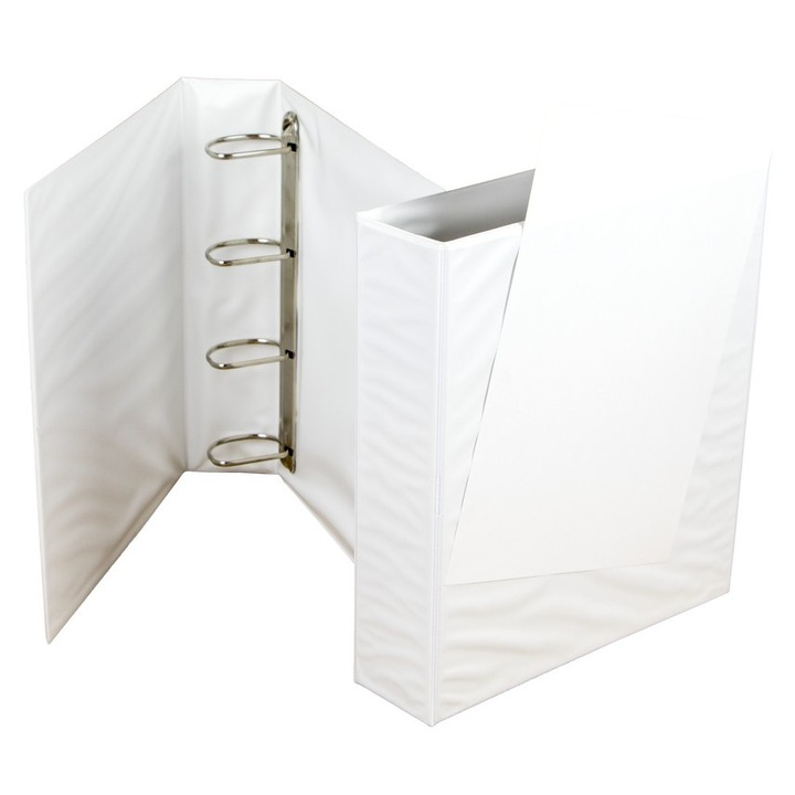 Caiet mecanic A4 cu buzunar 70 mm 4 inele