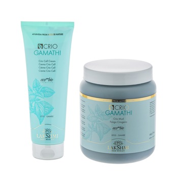 Set 2 produse bio-organice pentru ingrijirea picioarelor umflate, cu senzatie de greutate si care retin apa 1250ml, Lakshmi, crema crio drenanta 250 ml si argila crio 1000ml Set 2 produse bio-organice pentru ingrijirea picioarelor umflate, cu senzatie de greutate si care retin apa 1250ml, Lakshmi, crema crio drenanta 250 ml si argila crio 1000ml