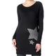Pulover lung gravide,Esprit, negru, S