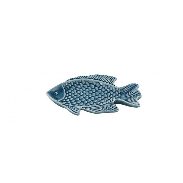 Set platouri Sea Club, 3 bucati,dolomita lacuita, model cu peste,17x12x2cm