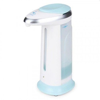 Dozator pentru sapun lichid, rezervor 400 ml, cu senzor si baterii Dozator pentru sapun lichid, rezervor 400 ml, cu senzor si baterii