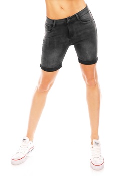 Jeansi scurti negri cu buzunare , marimea xs Jeansi scurti negri cu buzunare , marimea xs