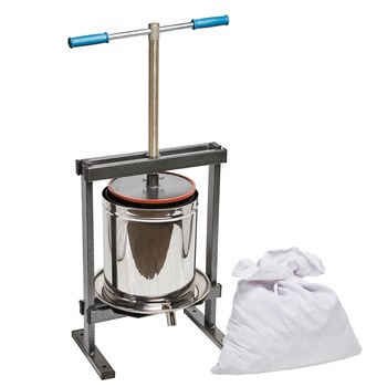Presa - Teasc pentru struguri, VILEN, 15L, Cuva inox, Cadru metalic cu picioare, Model 2020 Presa - Teasc pentru struguri, VILEN, 15L, Cuva inox, Cadru metalic cu picioare, Model 2020