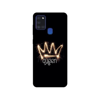 Husa Silicon Soft Upzz Print Samsung Galaxy A21s Model Queen Husa Silicon Soft Upzz Print Samsung Galaxy A21s Model Queen