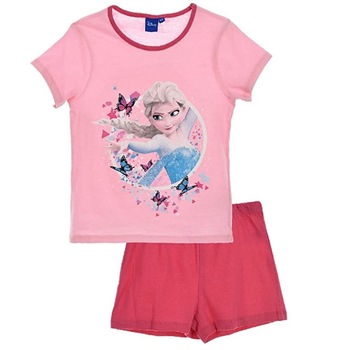 Pijama maneca scurta Frozen 5402, Roz/Fucsia Pijama maneca scurta Frozen 5402, Roz/Fucsia