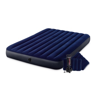 Saltea gonflabila Intex 64765, pentru camping, 2 persoane, 203 x 152 x 25 cm + pompa + 2 perne Saltea gonflabila Intex 64765, pentru camping, 2 persoane, 203 x 152 x 25 cm + pompa + 2 perne
