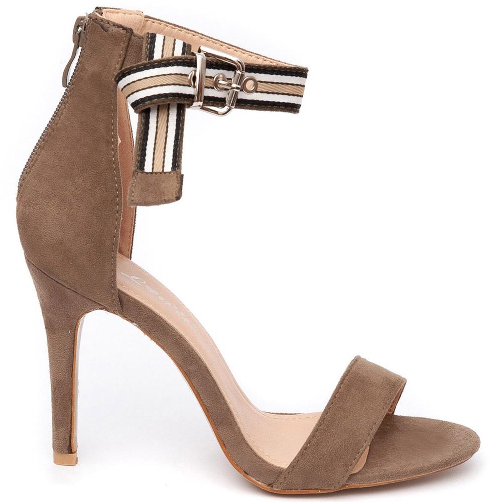 Sandale dama Ingram cu fermoar, Verde, Verde