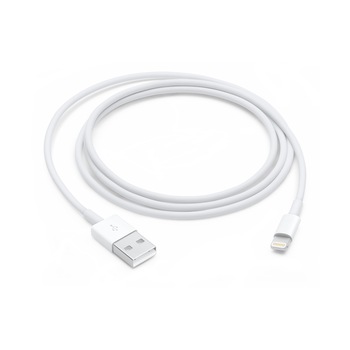 Cablu de date USB-Lightning, GVC, USB Hot Sync Cable, 1m, alb Cablu de date USB-Lightning, GVC, USB Hot Sync Cable, 1m, alb