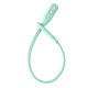 Cablu pentru incarcare si transfer de date Baseus Bracelet, USB/USB Type-C, 5A, 22cm, Mint