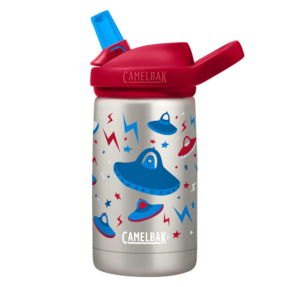 Bidon de apa Eddy+ Kids SST Vacuum Insulated 12oz, UFO's,Roz/Gri