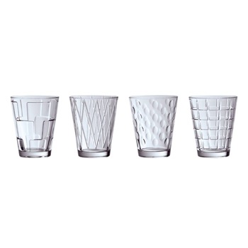 Set 4 pahare apa, Villeroy & Boch, Dressed Up, 310 ml, sticla cristal, fumuriu Set 4 pahare apa, Villeroy & Boch, Dressed Up, 310 ml, sticla cristal, fumuriu