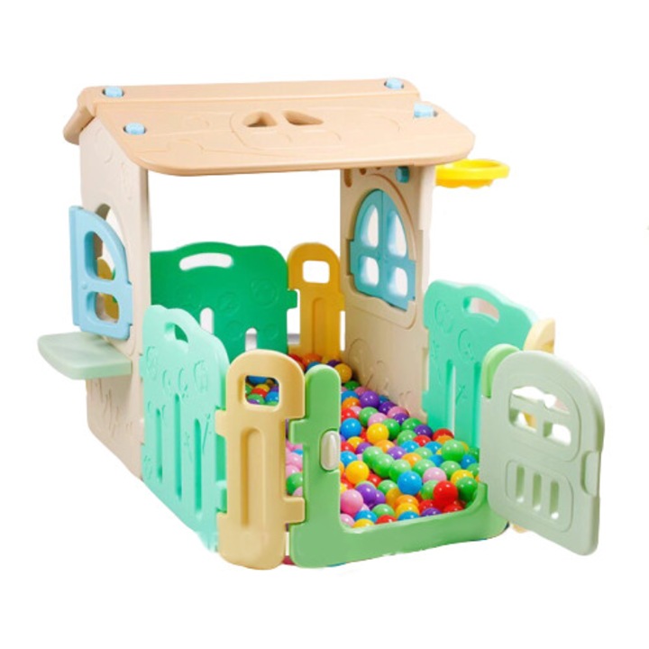 Casuta de joaca MyKids Multifunctionala Multicolora