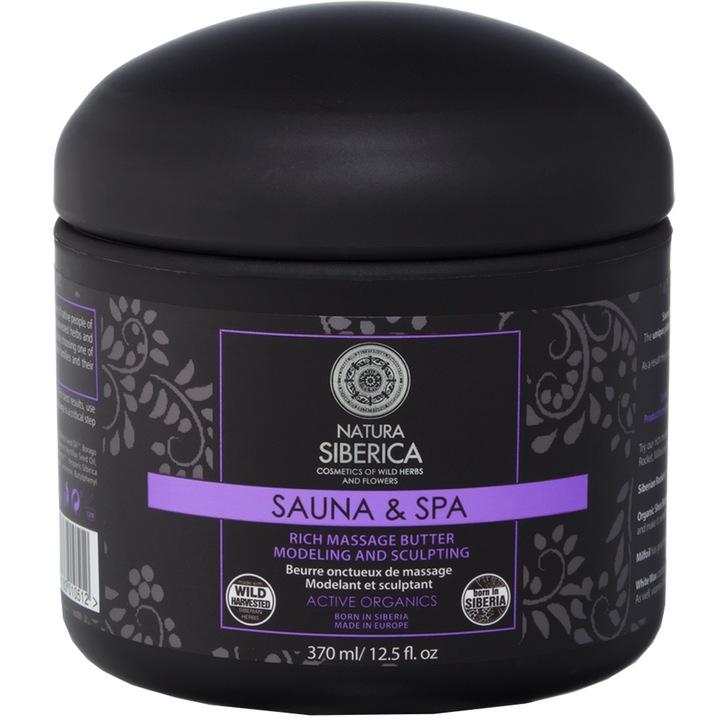 Natura Siberica Sauna & Spa testvaj cellulit elleni masszázshoz 370 ml