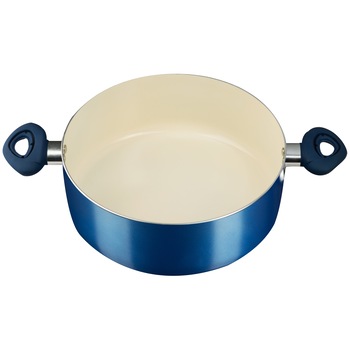 Oala ceramica Hausberg, HB-H713B, 2,5l, BLEU Oala ceramica Hausberg, HB-H713B, 2,5l, BLEU