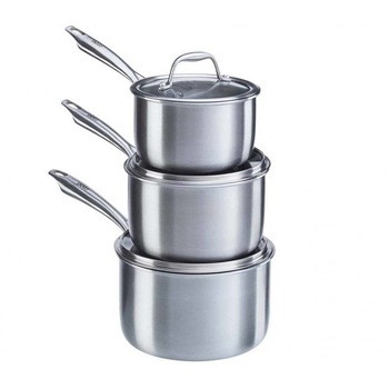 Set 3 Cratite din Otel Cooks Professional G4586, 3 Straturi Diferite de Otel 304 si 430, Difuzare Perfecta a caldurii Set 3 Cratite din Otel Cooks Professional G4586, 3 Straturi Diferite de Otel 304 si 430, Difuzare Perfecta a caldurii