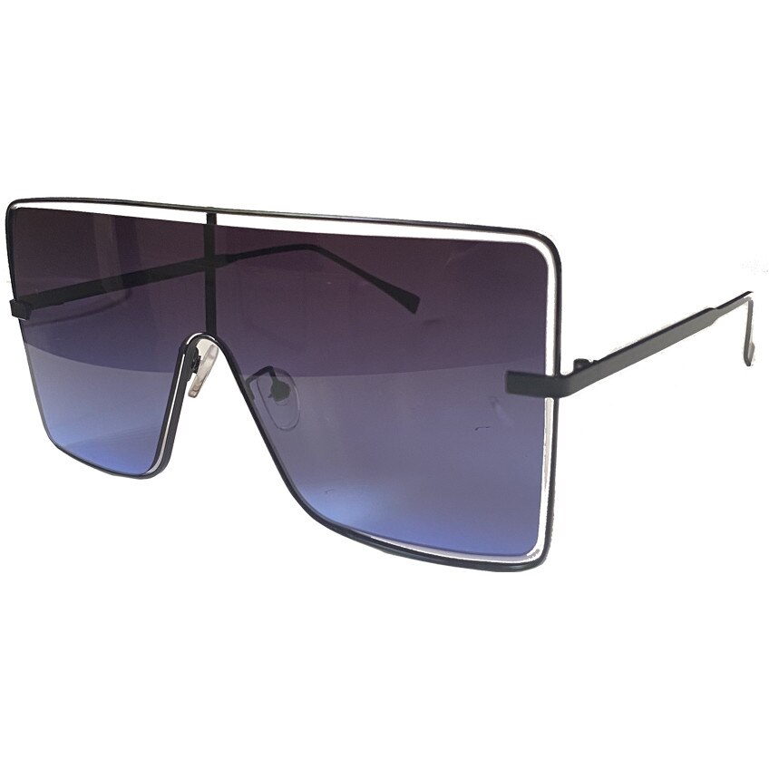 Ochelari de soare dama Ochelari Vintage Aquarius Negru-Albastru
