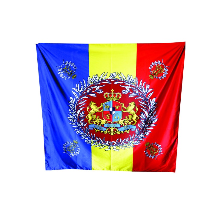 Steag Romania - 1872 - Carol I - 1,40 x 1,40 m