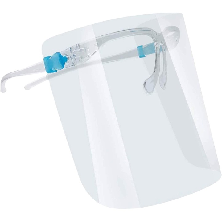 Viziera transparenta din plastic, pentru protectia fetei