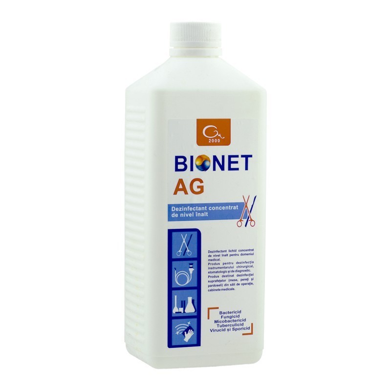 Dezinfectant de nivel inalt pentru instrumentar, BIONET AG, 1 Litru