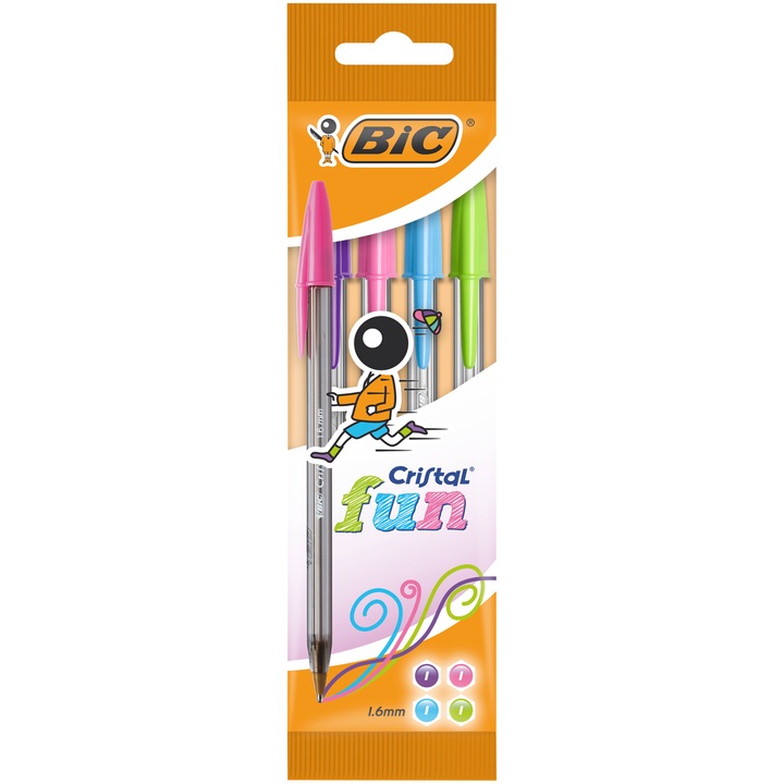 Химилка Bic, Cristal Fu, 4 бр/Комплект