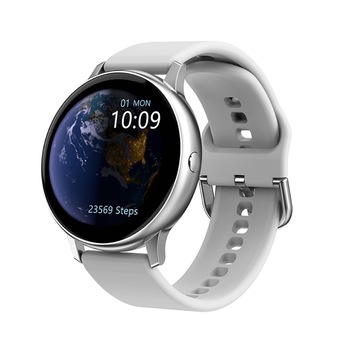 Ceas Smartwatch si Bratara Inteligenta 2 in 1 DreamTime PRO, Full Color OLED display,Notificari Apeluri/SMS/Whatsapp/Facebook, rezistenta apa IP68, Monitorizare puls si bataile inimii, 9 Moduri Sport, Interfete multiple si diverse functii, White Silicon Ceas Smartwatch si Bratara Inteligenta 2 in 1 DreamTime PRO, Full Color OLED display,Notificari Apeluri/SMS/Whatsapp/Facebook, rezistenta apa IP68, Monitorizare puls si bataile inimii, 9 Moduri Sport, Interfete multiple si diverse functii, White Silicon