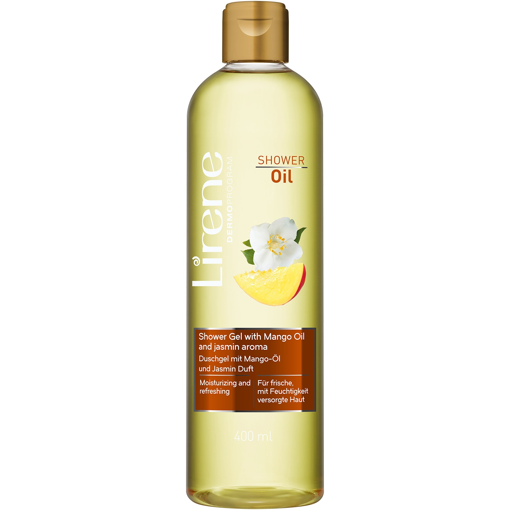 Ulei de dus Lirene cu Mango si Iasomie, 400ml