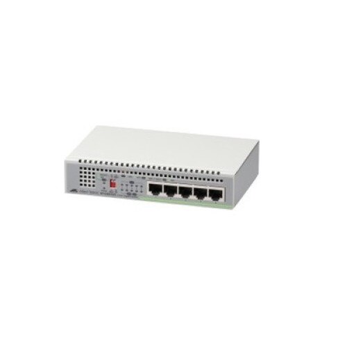 Allied Telesis CentreCOM AT-GS910/5 5 Ports Ethernet Switch - 2 Layer Supported - Twisted Pair - Desktop