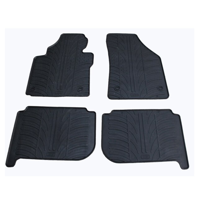 Set Covorase auto din cauciuc Gledring Volkswagen Touran 2003-2013, negru, 4 buc