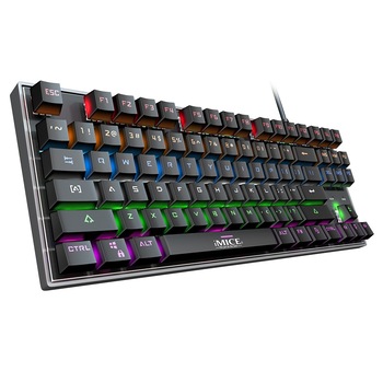 Tastatura Gaming iMice MK-X60 Laser Light Gradient, 3 Culori, Taste Mecanice, Panou Metal, Waterproof, Ergonomic Tastatura Gaming iMice MK-X60 Laser Light Gradient, 3 Culori, Taste Mecanice, Panou Metal, Waterproof, Ergonomic