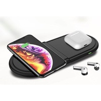 incarcator wireless  statie incarcare 2 in 1 dual pad qeno qi fast charger compatibilitate ceas si casti samsung imagen 58_0_
0