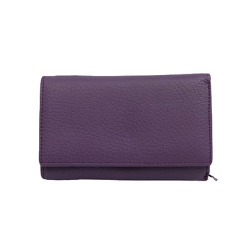 Portofel dama, din piele naturala, Hassion, 2155 Violet Portofel dama, din piele naturala, Hassion, 2155 Violet
