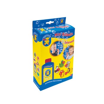 Jucarie baloane de sapun Pustefix cu 5 figurine Mini Bubelix Bubble Safari Jucarie baloane de sapun Pustefix cu 5 figurine Mini Bubelix Bubble Safari